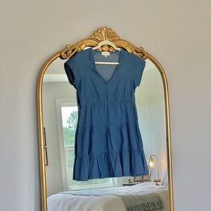 Denim Blue Cotton Dress